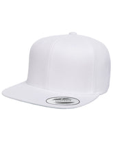 Yupoong 6089 Unisex 6 Panel Structured Flat Visor Classic Snapback