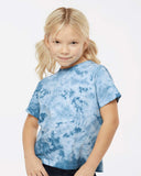 Dyenomite 330CR Toddler Crystal Tie-Dyed T-Shirt