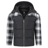 Plaid Puffer Jacket