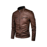 Biker Slim Fit Leather Jacket