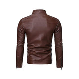 Biker Slim Fit Leather Jacket