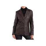 Women's Stylish Vertical Lining Blazer Jacket