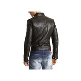 Slim Fit Moto Leather Jacket