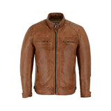 Cafe Racer Brown Jacket