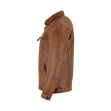 Cafe Racer Brown Jacket