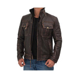 Vintage Moto Leather Jacket