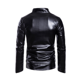 Diamond Quilted Leather Jacket