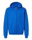 Gildan 18600B Heavy Blend™ Youth Full-Zip Hooded Sweatshirt