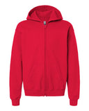 Gildan 18600B Heavy Blend™ Youth Full-Zip Hooded Sweatshirt