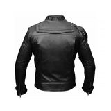 Belted Cuffs Moto Jacket