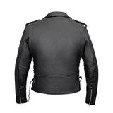 Belted Moto Jacket with Side Laces