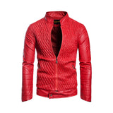 Diamond Quilted Leather Jacket