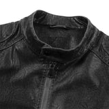 Classic Biker Leather Jacket