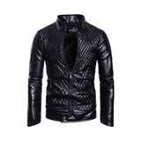 Diamond Quilted Leather Jacket