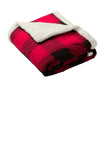 Port Authority BP43 Flannel Sherpa Blanket