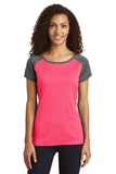 Sport Tek LST362 Ladies Heather On Heather Contender Scoop Neck Tee