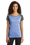 Sport Tek LST362 Ladies Heather On Heather Contender Scoop Neck Tee