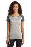 Sport Tek LST362 Ladies Heather On Heather Contender Scoop Neck Tee