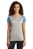 Sport Tek LST362 Ladies Heather On Heather Contender Scoop Neck Tee