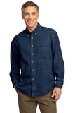 Port & Company Long Sleeve Value Denim Shirt SP10