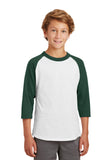 Sport-Tek YT200 Youth Colorblock Raglan Jersey