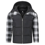 Plaid Puffer Jacket