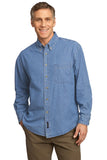 Port & Company SP10 Port & Company ® Long Sleeve Value Denim Shirt. SP10
